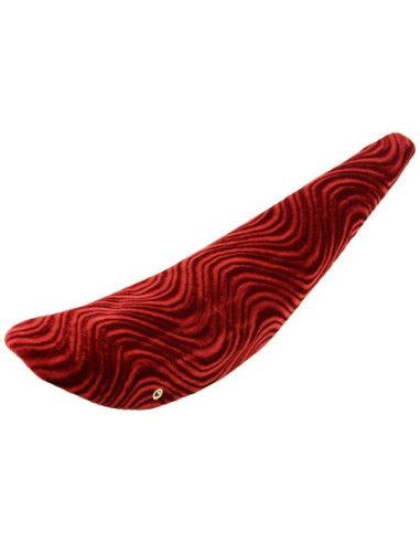26 Banana Saddle Velour Red.